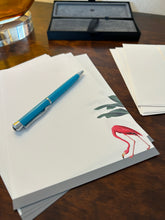 Load image into Gallery viewer, Foraging Flamingo Writing Paper Compendium