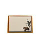Load image into Gallery viewer, Darwin's Menagerie "Hasty Elephant" Notecard Set with Laid Envelopes