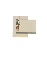 Load image into Gallery viewer, Darwin&#39;s Menagerie &quot;Grand Giraffe&quot; Notecard Set with Laid Envelopes
