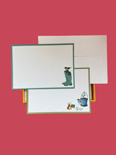 Load image into Gallery viewer, Gardener's Friends Notecard Set with Laid Envelopes