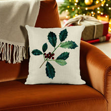 Load image into Gallery viewer, Holly Tis the Season Cushion