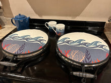 Load image into Gallery viewer, Deep Blue Sea Circular Hob Covers