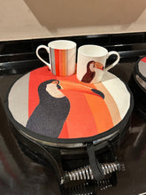 Load image into Gallery viewer, Toco Toucan Stripe Circular Hob Covers