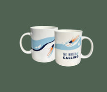 Load image into Gallery viewer, The Water is Calling Wild Swimming 425ml Mug