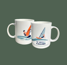 Load image into Gallery viewer, The Water is Calling Wind Surfing 425ml Mug