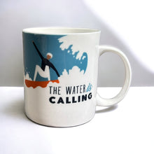 Load image into Gallery viewer, The Water is Calling Surfing 425ml Mug