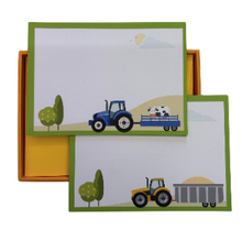 Load image into Gallery viewer, Bramble Hill Farm Tractors Notecard Set