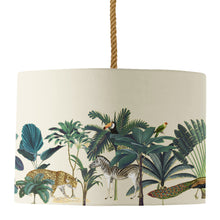 Load image into Gallery viewer, Darwin&#39;s Menagerie Ecru Lamp Shade
