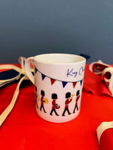 Load image into Gallery viewer, London Changing of the Guard King Charles Coronation Mug limited edition

