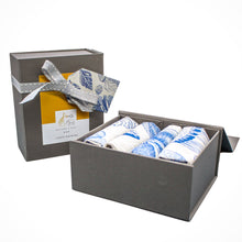 Load image into Gallery viewer, Wholesale Antiquarian Sealife Napkins (Set of Four) - Mustard and Gray Trade Homeware and Gifts - Made in Britain