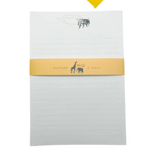Load image into Gallery viewer, Wholesale Bee Swirl Lined Writing Paper Compendium - Mustard and Gray Trade Homeware and Gifts - Made in Britain
