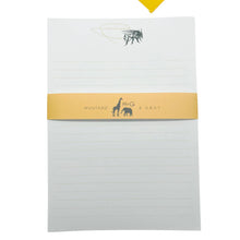 Load image into Gallery viewer, Wholesale Bee Swirl Lined Writing Paper Compendium - Mustard and Gray Trade Homeware and Gifts - Made in Britain