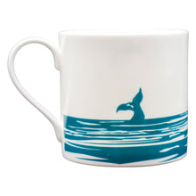 Load image into Gallery viewer, Wholesale Breaching Whale 400ml Mug - Mustard and Gray Trade Homeware and Gifts - Made in Britain