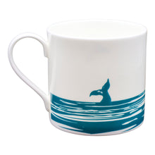 Load image into Gallery viewer, Wholesale Breaching Whale 400ml Mug - Mustard and Gray Trade Homeware and Gifts - Made in Britain