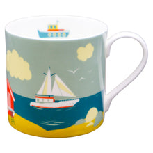 Load image into Gallery viewer, Wholesale Charlie's Coast 400ml Mug - Mustard and Gray Trade Homeware and Gifts - Made in Britain