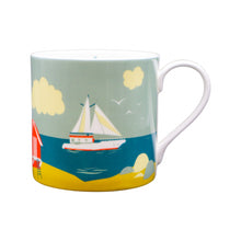 Load image into Gallery viewer, Wholesale Charlie's Coast 400ml Mug - Mustard and Gray Trade Homeware and Gifts - Made in Britain
