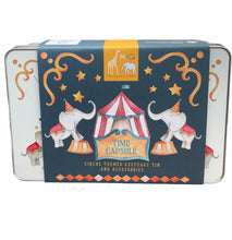 Load image into Gallery viewer, Wholesale Circus Time Capsule - Mustard and Gray Trade Homeware and Gifts - Made in Britain