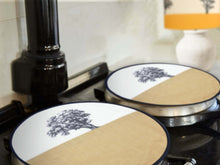 Load image into Gallery viewer, Condover Headlands Barley Aga Pad AGA Accessories Mustard and Gray Ltd Shropshire UK