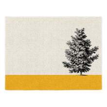 Load image into Gallery viewer, Wholesale Condover Headlands Oilseed Placemats (Set of Four) - Mustard and Gray Trade Homeware and Gifts - Made in Britain

