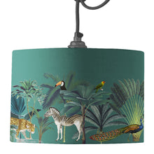 Load image into Gallery viewer, Wholesale Darwin's Menagerie Green Lamp Shade - Mustard and Gray Trade Homeware and Gifts - Made in Britain