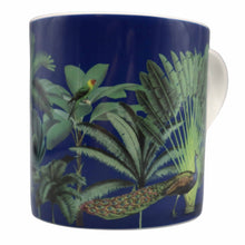 Load image into Gallery viewer, Wholesale Darwin's Menagerie Navy 350ml Mug - Mustard and Gray Trade Homeware and Gifts - Made in Britain