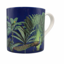 Load image into Gallery viewer, Wholesale Darwin's Menagerie Navy 350ml Mug - Mustard and Gray Trade Homeware and Gifts - Made in Britain