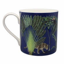 Load image into Gallery viewer, Wholesale Darwin's Menagerie Navy 350ml Mug - Mustard and Gray Trade Homeware and Gifts - Made in Britain