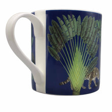 Load image into Gallery viewer, Wholesale Darwin's Menagerie Navy 350ml Mug - Mustard and Gray Trade Homeware and Gifts - Made in Britain