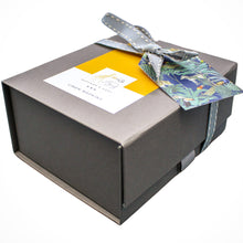 Load image into Gallery viewer, Wholesale Darwin's Menagerie Pattern Navy Napkins (Set of Four) - Mustard and Gray Trade Homeware and Gifts - Made in Britain