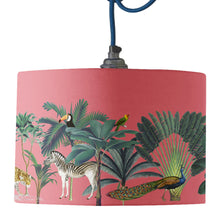 Load image into Gallery viewer, Wholesale Darwin's Menagerie Pink Lamp Shade - Mustard and Gray Trade Homeware and Gifts - Made in Britain