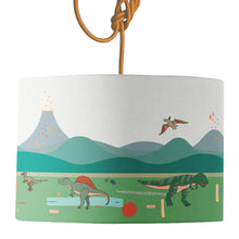 Load image into Gallery viewer, Wholesale Dinosaur Lamp Shade - Mustard and Gray Trade Homeware and Gifts - Made in Britain