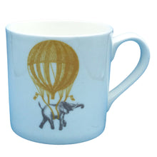Load image into Gallery viewer, Wholesale High Life Elephant 350ml Mug - Mustard and Gray Trade Homeware and Gifts - Made in Britain