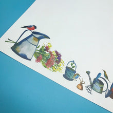 Load image into Gallery viewer, Wholesale Gardener's Friends Writing Paper Compendium - Mustard and Gray Trade Homeware and Gifts - Made in Britain