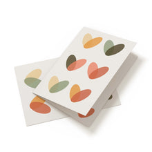Load image into Gallery viewer, Wholesale Hearts Greetings Card - Mustard and Gray Trade Homeware and Gifts - Made in Britain