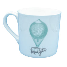 Load image into Gallery viewer, Wholesale High Life Hippo 350ml Mug - Mustard and Gray Trade Homeware and Gifts - Made in Britain