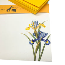 Load image into Gallery viewer, Wholesale Iris Writing Paper Compendium - Mustard and Gray Trade Homeware and Gifts - Made in Britain