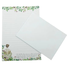 Load image into Gallery viewer, Wholesale Jane Austen Quote Lined Writing Paper Compendium - Mustard and Gray Trade Homeware and Gifts - Made in Britain