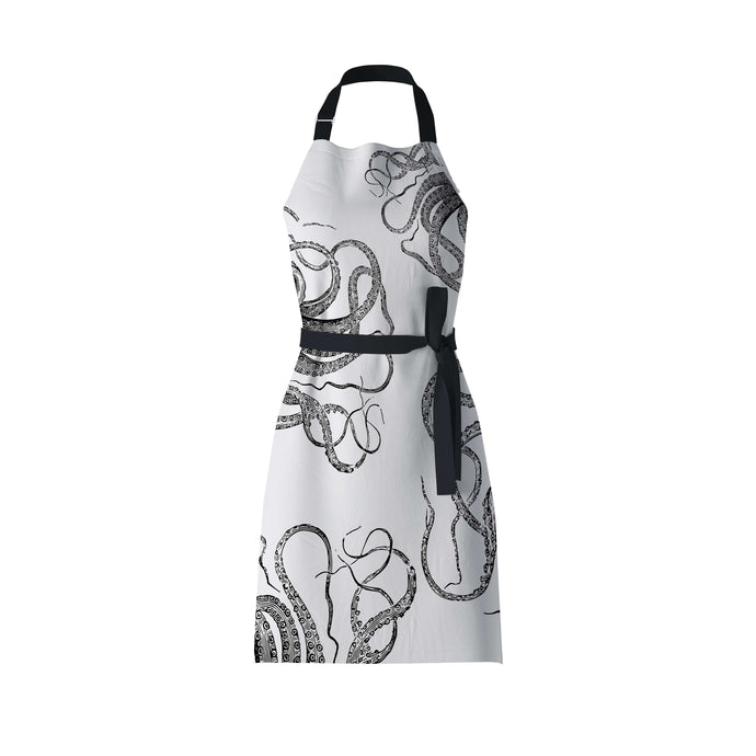 Wholesale Kraken Can Can Apron - Mustard and Gray Trade Homeware and Gifts - Made in Britain
