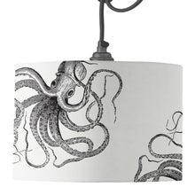 Load image into Gallery viewer, Wholesale Kraken Can Can Lamp Shade - Mustard and Gray Trade Homeware and Gifts - Made in Britain