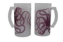 Load image into Gallery viewer, Wholesale Kraken Frosted Beer Stein - Mustard and Gray Trade Homeware and Gifts - Made in Britain
