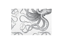 Load image into Gallery viewer, Wholesale Kraken Tea Towel - Mustard and Gray Trade Homeware and Gifts - Made in Britain
