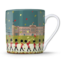 Load image into Gallery viewer, Wholesale London Seasons Autumn 350ml Mug - Mustard and Gray Trade Homeware and Gifts - Made in Britain
