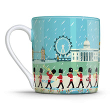 Load image into Gallery viewer, Wholesale London Seasons Spring 350ml Mug - Mustard and Gray Trade Homeware and Gifts - Made in Britain