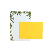 Load image into Gallery viewer, Wholesale Monkey Writing Paper Compendium - Mustard and Gray Trade Homeware and Gifts - Made in Britain
