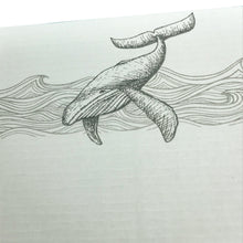 Load image into Gallery viewer, Wholesale Night Whale Writing Paper Compendium - Mustard and Gray Trade Homeware and Gifts - Made in Britain