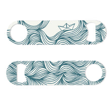 Load image into Gallery viewer, Wholesale Paper Boat Bottle Opener - Mustard and Gray Trade Homeware and Gifts - Made in Britain