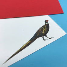 Load image into Gallery viewer, Wholesale Pheasant Hedgerow Writing Paper Compendium - Mustard and Gray Trade Homeware and Gifts - Made in Britain