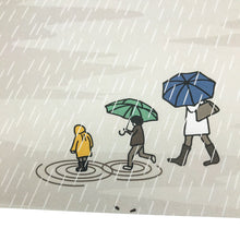 Load image into Gallery viewer, Wholesale Rainy Day Writing Paper Compendium - Mustard and Gray Trade Homeware and Gifts - Made in Britain