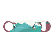 Load image into Gallery viewer, Wholesale Rock Climbing Bottle Opener - Mustard and Gray Trade Homeware and Gifts - Made in Britain