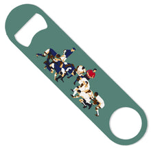 Load image into Gallery viewer, Wholesale Rugby Bottle Opener - Mustard and Gray Trade Homeware and Gifts - Made in Britain
